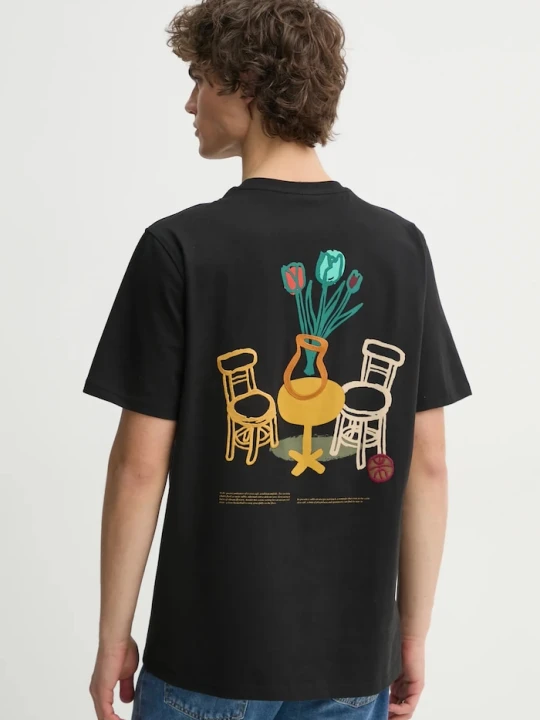 Zdjęcie produktu Les Deux t-shirt bawełniany czarny
