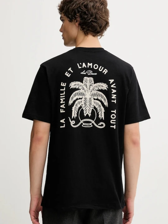 Zdjęcie produktu Les Deux t-shirt bawełniany czarny