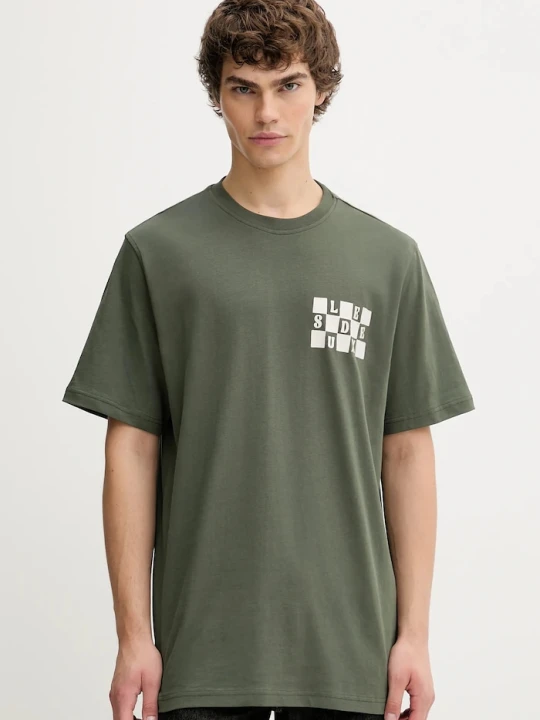 Zdjęcie produktu Les Deux t-shirt bawełniany Rook zielony
