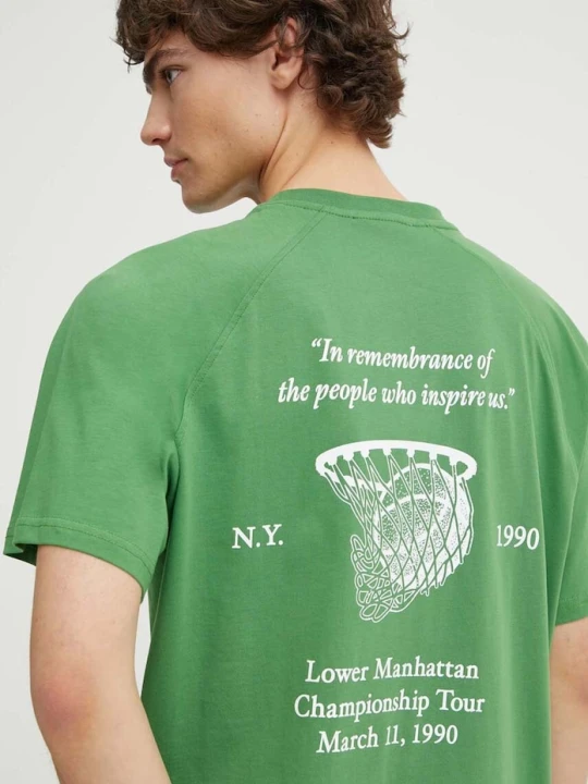 Zdjęcie produktu Les Deux t-shirt bawełniany zielony