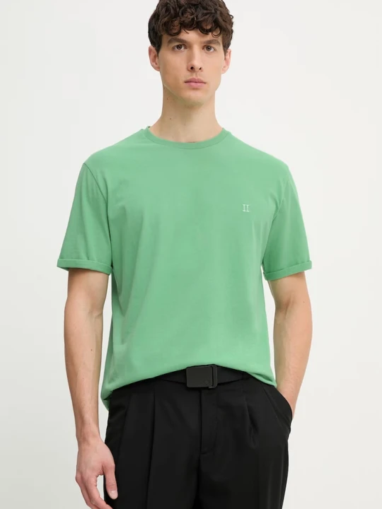 Zdjęcie produktu Les Deux T-shirt męski bawełniany zielony