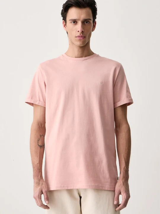 Zdjęcie produktu Les Deux T-shirt męski bawełniany różowy