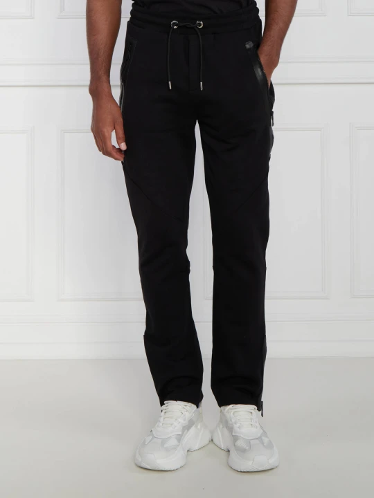 Zdjęcie produktu Les Hommes Spodnie dresowe | Regular Fit czarny