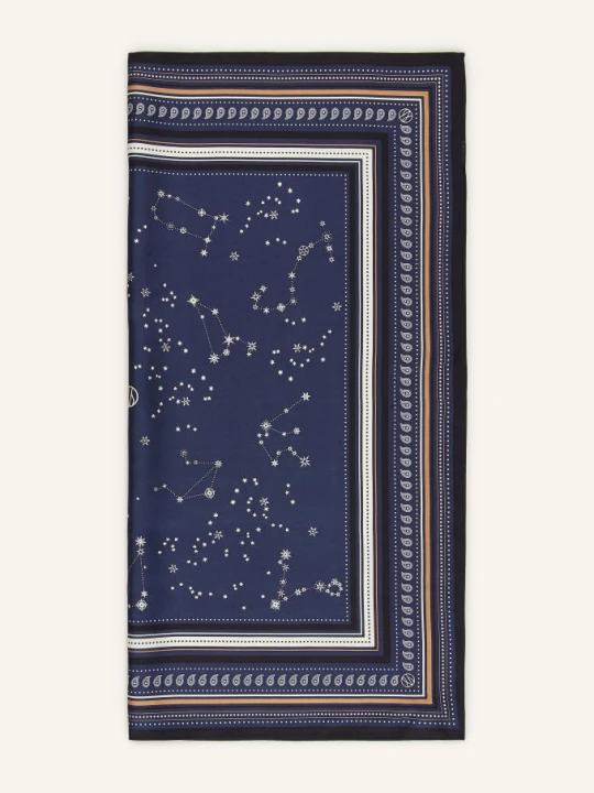 Zdjęcie produktu Lescarf Szalik Jedwabny blau