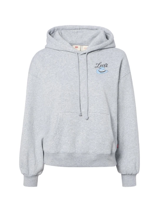 Zdjęcie produktu Levi' bluza z kapturem Kobiety Bawełna szary Levi's