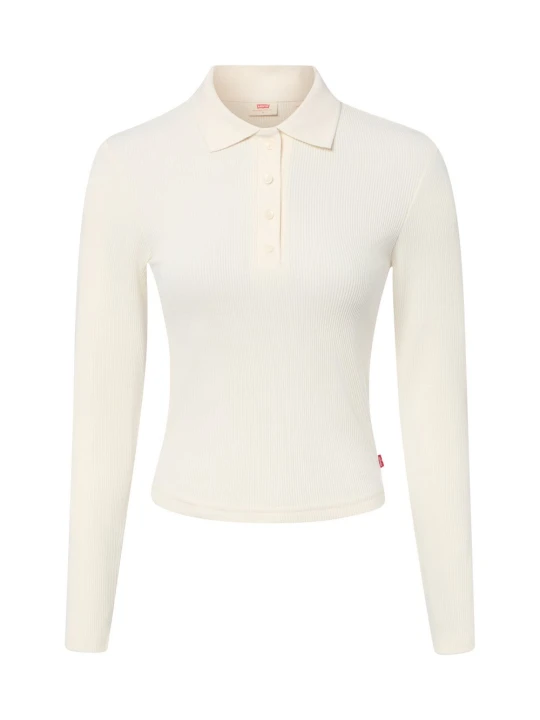 Zdjęcie produktu Levi' koszulka polo z długim rękawem Kobiety Dżersej biały Levi's