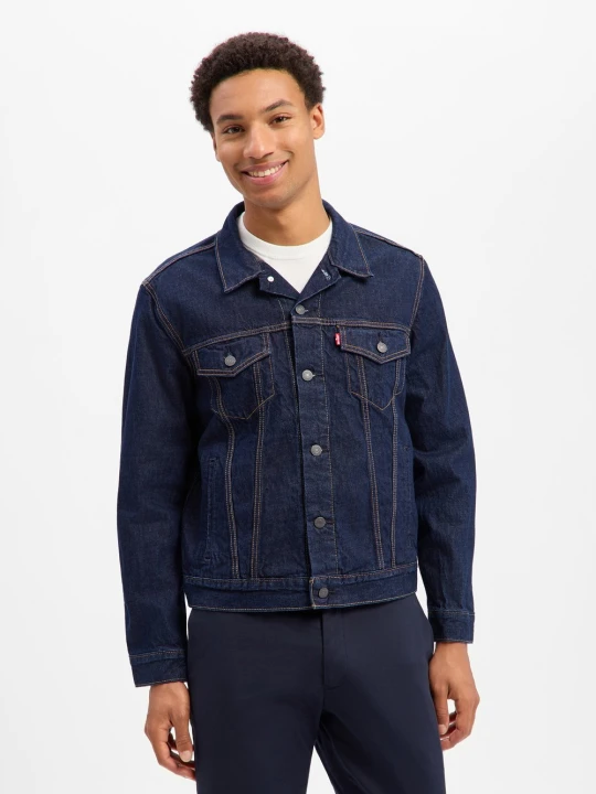 Zdjęcie produktu Levi' kurtka jeansowa Mężczyźni Bawełna niebieski Levi's