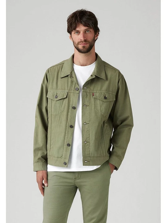 Zdjęcie produktu Levi´s Kurtka dżinsowa w kolorze khaki rozmiar: L Levi's