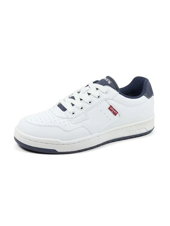 Zdjęcie produktu Levi´s Sneakersy "Kingdom" w kolorze biało-granatowym rozmiar: 37 Levi's