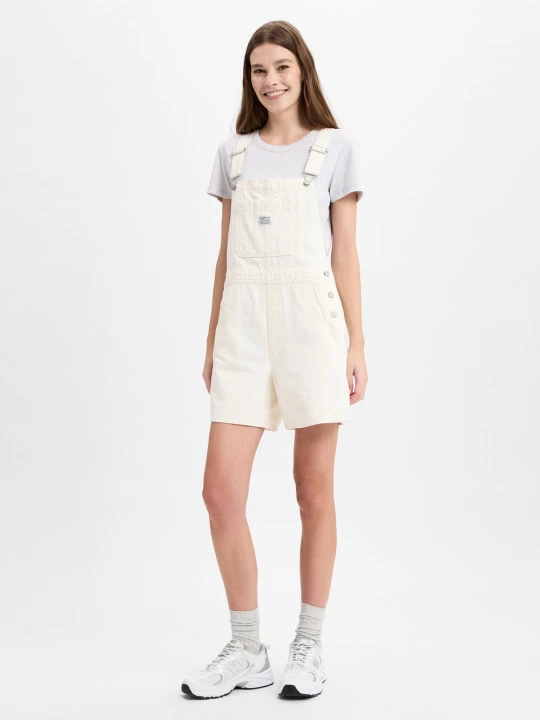 Zdjęcie produktu Levi' Spodnie ogrodniczki Kobiety Bawełna biały Levi's