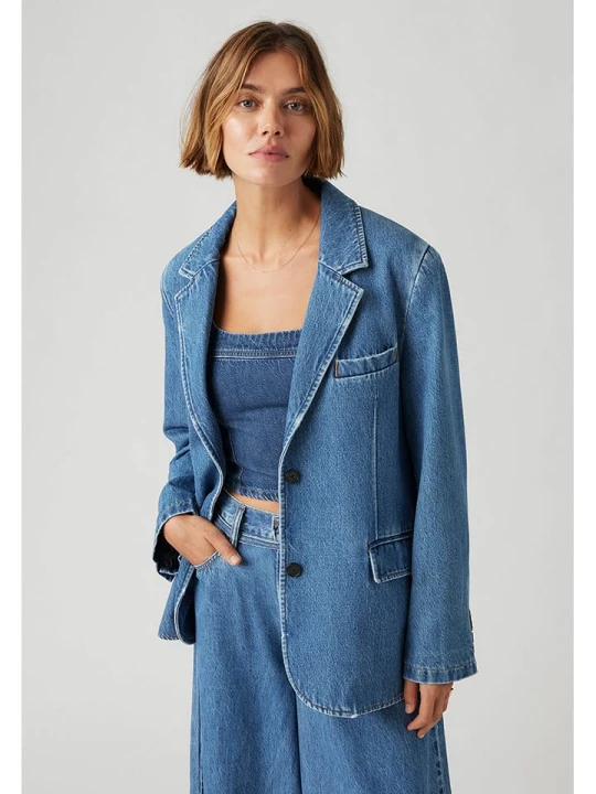 Zdjęcie produktu Levi's Blezer dżinsowy w kolorze niebieskim rozmiar: S