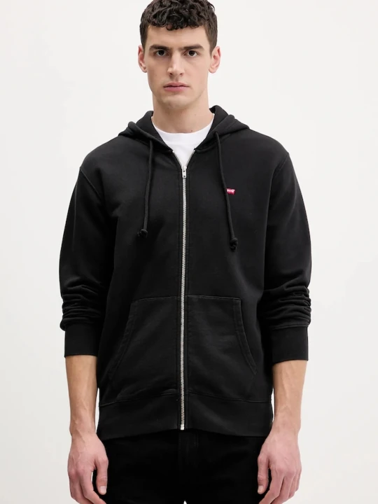 Zdjęcie produktu Levi's bluza bawełniana THE ORIGINAL HM ZIP UP czarny