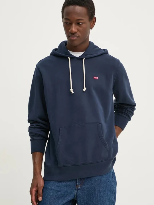 Zdjęcie produktu Levi's bluza bawełniana granatowy