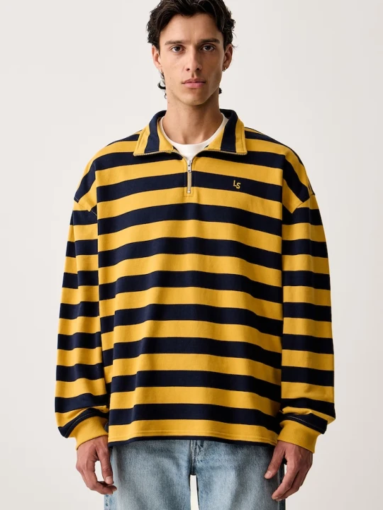 Zdjęcie produktu Levi's bluza męska bawełniana CAMERON 1 / 4 ZIP granatowy