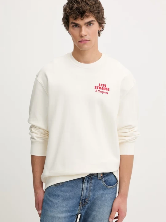 Zdjęcie produktu Levi's bluza RELAXD GRAPHIC CREW beżowy