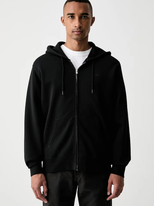 Zdjęcie produktu Levi's bluza rozpinana z kapturem męska bawełniana THE ORIGINAL HM ZIP UP czarny