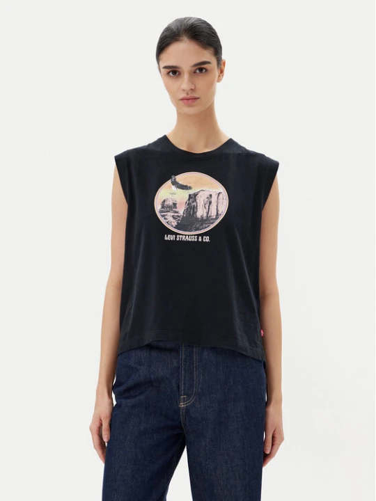 Zdjęcie produktu Levi'® Bluzka Graphic 001MW-0003 Czarny Standard Fit Levi's
