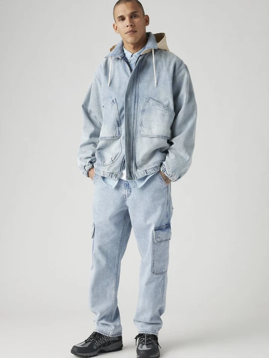 Zdjęcie produktu Levi's Bojówki dżinsowe "568" - Loose fit - w kolorze błękitnym rozmiar: W32 / L34