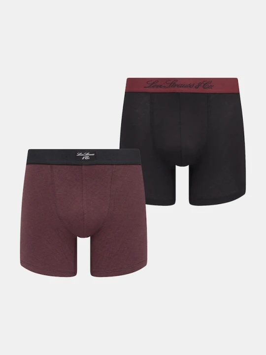 Zdjęcie produktu Levi's bokserki 2-pack bordowy