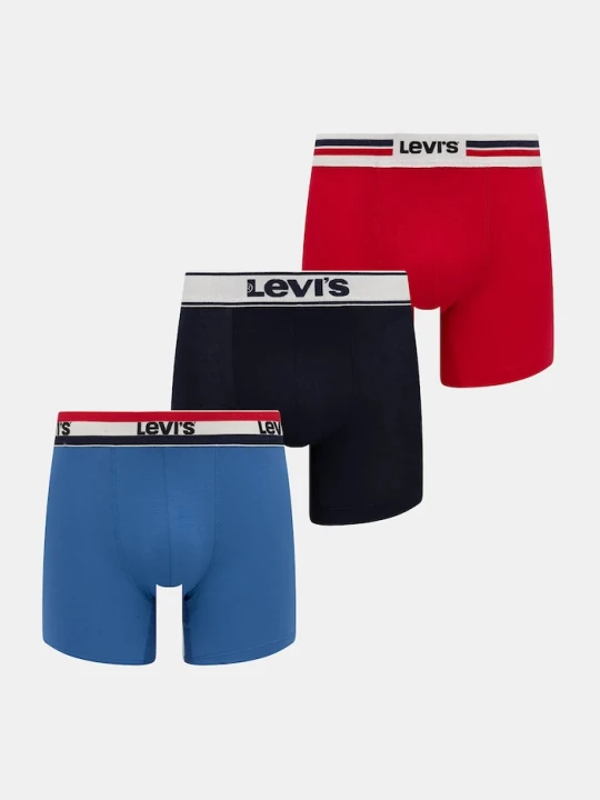 Zdjęcie produktu Levi's bokserki 3-pack czerwony