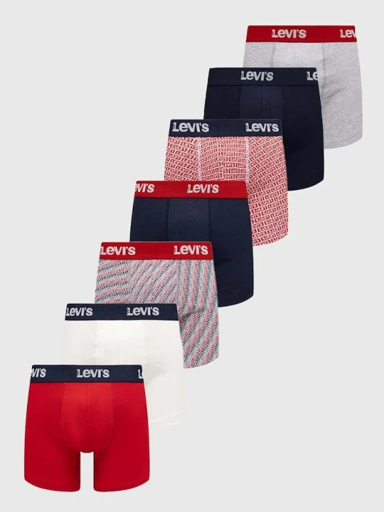 Zdjęcie produktu Levi's bokserki 7-pack granatowy
