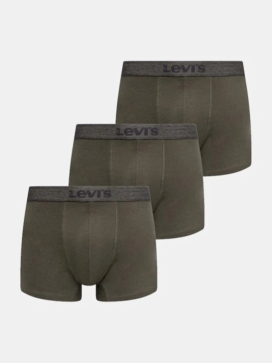 Zdjęcie produktu Levi's bokserki męskie 3-pack zielony