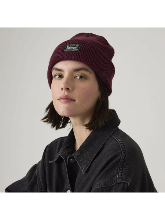 Zdjęcie produktu Levi's Czapka beanie w kolorze bordowym rozmiar: onesize