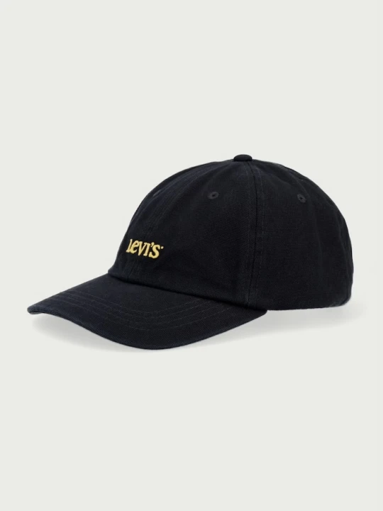 Zdjęcie produktu Levi's czapka z daszkiem bawełniana CLUB LOGO czarny