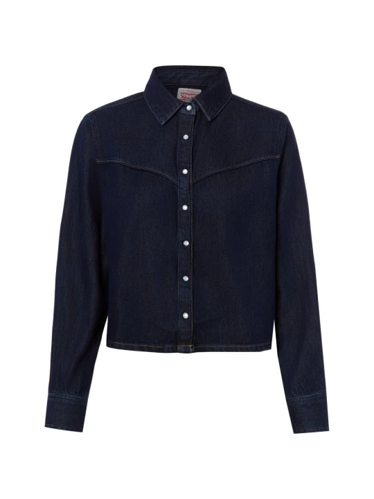 Zdjęcie produktu Levi' bluzka dżinsowa Kobiety Bawełna niebieski Levi's