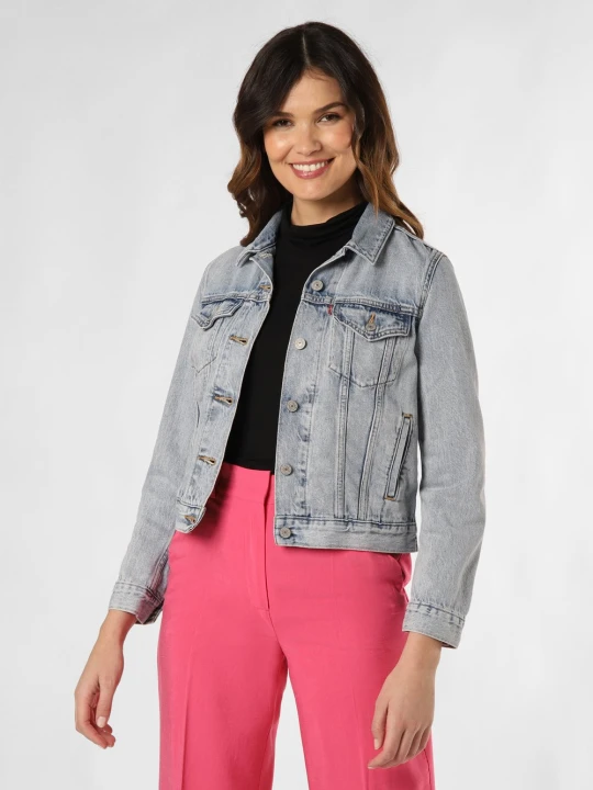 Zdjęcie produktu Levi's kurtka dżinsowa Kobiety Bawełna niebieski