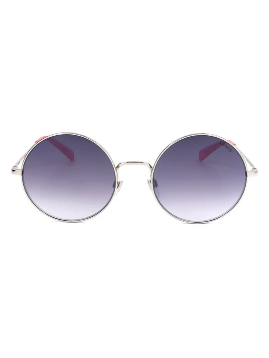 Zdjęcie produktu Levi's Damskie okulary przeciwsłoneczne w kolorze srebrno-różowo-niebieskim rozmiar: 55