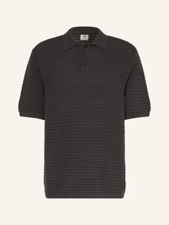 Zdjęcie produktu Levi's® Dzianinowa Koszulka Polo Laguna Relaxed Fit schwarz CZARNY