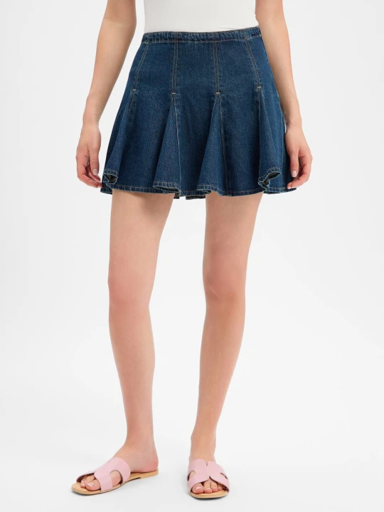 Zdjęcie produktu Levi's Dżinsowa spódnica Kobiety Bawełna niebieski