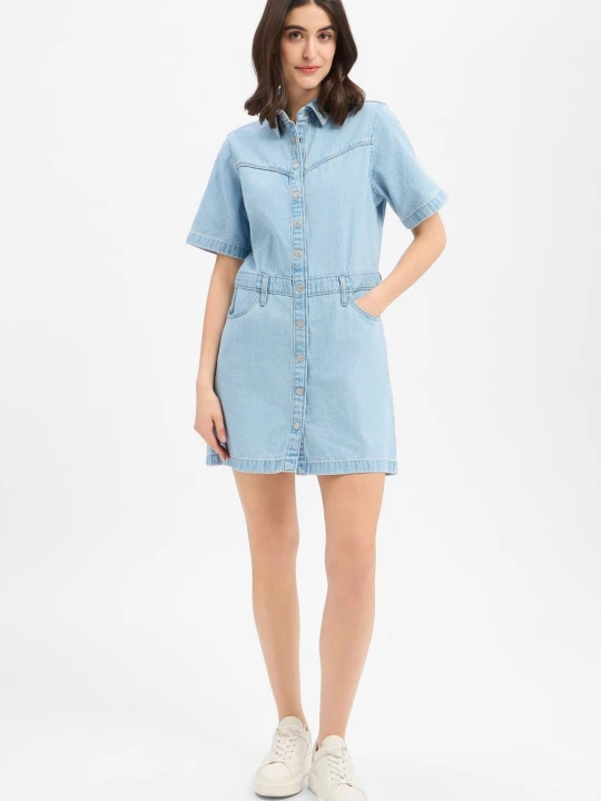 Zdjęcie produktu Levi' Dżinsowa sukienka Kobiety Bawełna (100%) niebieski Levi's