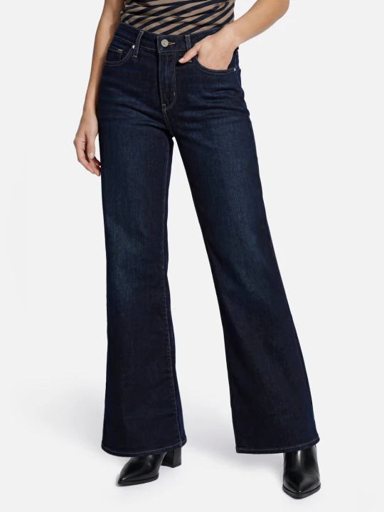 Zdjęcie produktu Levi's Dżinsy - 318 Shaping Wide Leg Kobiety Bawełna niebieski