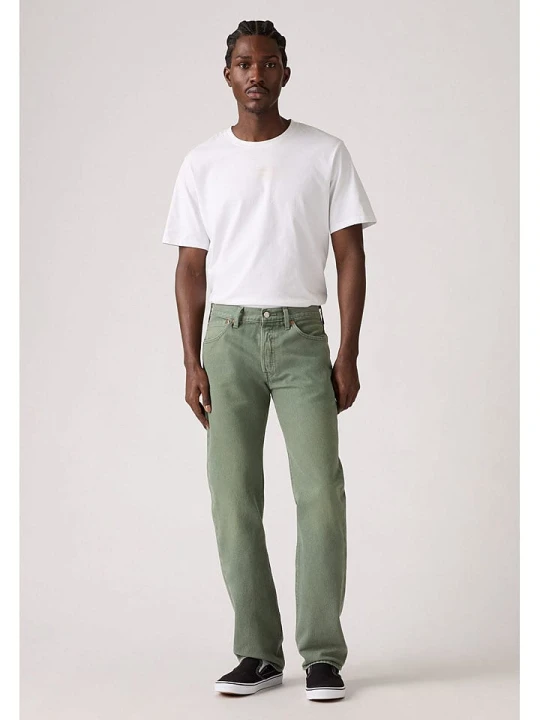 Zdjęcie produktu Levi's Dżinsy "501" - Regular fit - w kolorze khaki rozmiar: W32/L30
