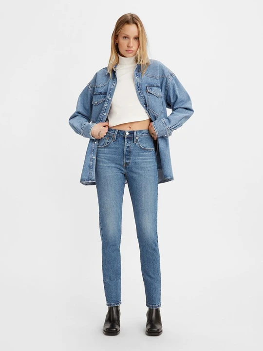 Zdjęcie produktu Levi's Dżinsy "501" - Skinny fit - w kolorze niebieskim rozmiar: W24/L32