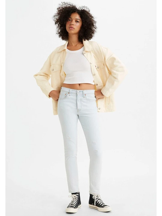 Zdjęcie produktu Levi's Dżinsy "501" - Slim fit - w kolorze błękitnym rozmiar: W27/L30