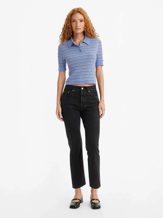 Zdjęcie produktu Levi's Dżinsy "501" - Slim fit - w kolorze czarnym rozmiar: W27/L30