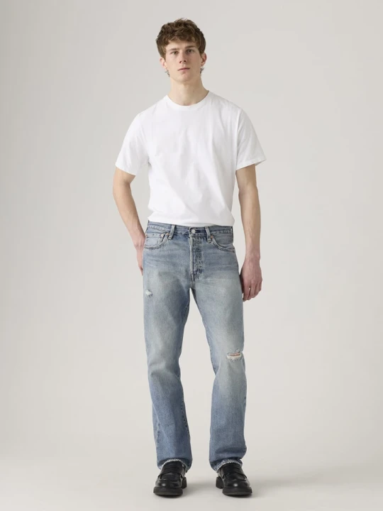 Zdjęcie produktu Levi's Dżinsy "501" - Straight fit - w kolorze błękitnym rozmiar: W34/L32
