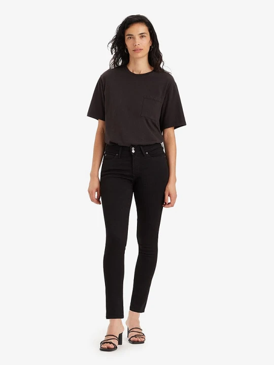Zdjęcie produktu Levi's Dżinsy "711" - Skinny fit - w kolorze czarnym rozmiar: W25/L32