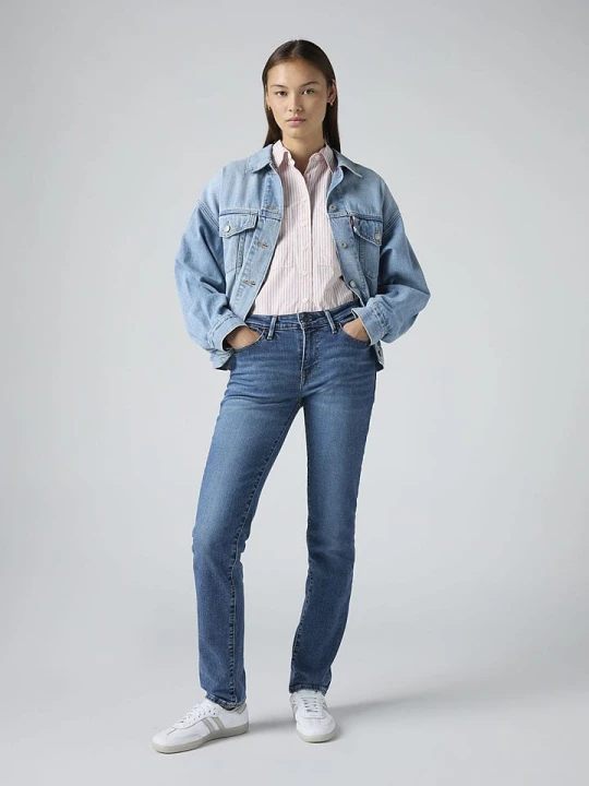 Zdjęcie produktu Levi's Dżinsy "712" - Slim fit - w kolorze niebieskim rozmiar: W28 / L28