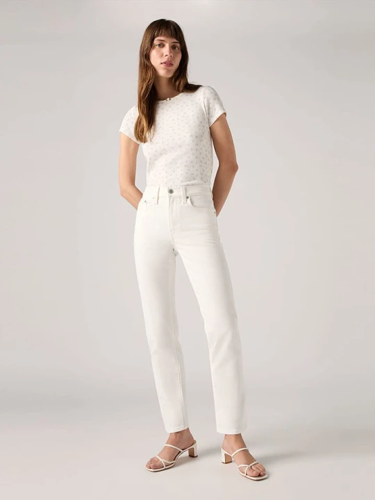 Zdjęcie produktu Levi's Dżinsy "724" - Slim fit - w kolorze białym rozmiar: W26/L30
