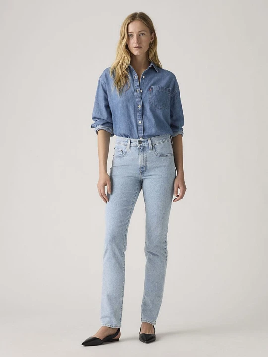 Zdjęcie produktu Levi's Dżinsy "724" - Slim fit - w kolorze błękitnym rozmiar: W29/L32