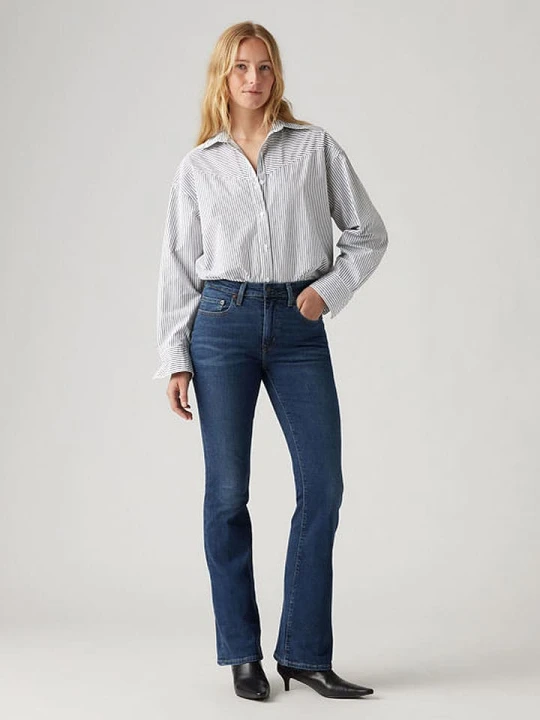Zdjęcie produktu Levi's Dżinsy "725" - Bootcut fit - w kolorze niebieskim rozmiar: W27 / L32