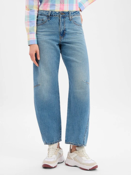Zdjęcie produktu Levi's Dżinsy - Baggy Dad Barrel Kobiety Bawełna niebieski