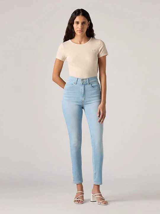 Zdjęcie produktu Levi's Dżinsy "Retro" - Skinny fit - w kolorze błękitnym rozmiar: W26 / L28
