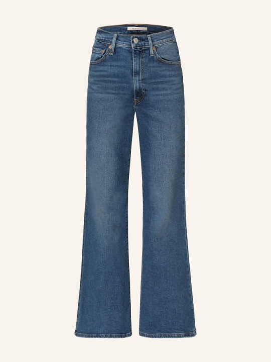 Zdjęcie produktu Levi's® Dżinsy Z Rozszerzanymi Nogawkami Ribcage Bells blau 02 Dark Indigo - Worn In