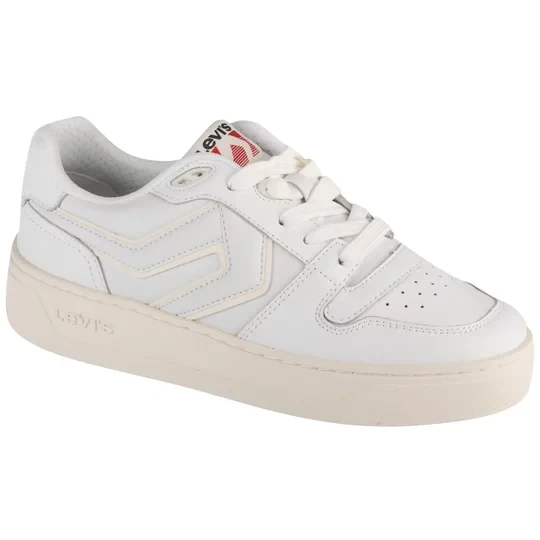Zdjęcie produktu Levi's Glide S L 235895-1948-51, Damskie, Białe, buty sneakers, skóra licowa, rozmiar: 37