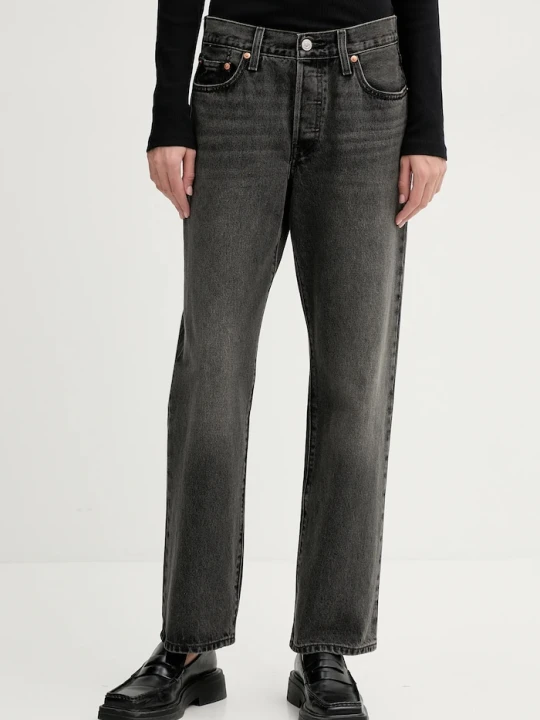 Zdjęcie produktu Levi's jeansy regularne damskie 501® 90S szary